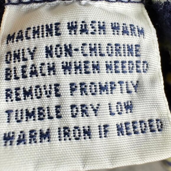 VTG 90s Polo Ralph Lauren Navy/Yellow Striped Rugby Polo Size XL - Picture 8 of 9